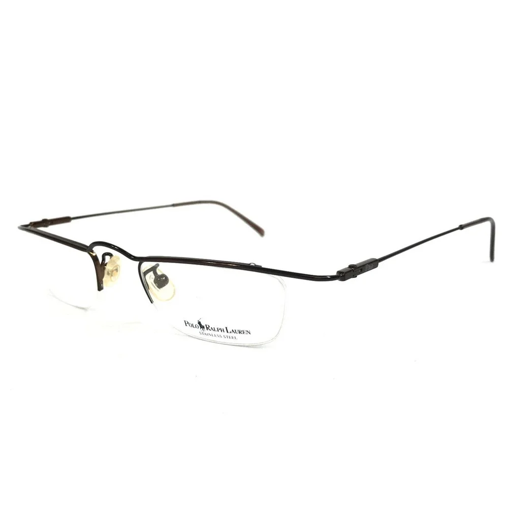 Polo Ralph Lauren Eyeglasses Frames POLO 435 7PR Brown Rectangle 45-20-140